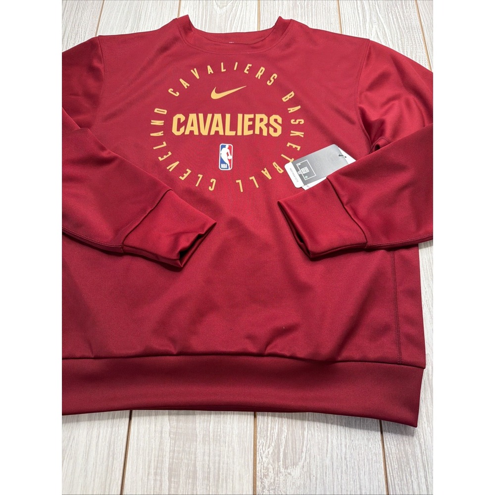 New Nike Men's Cleveland Cavaliers NBA Crew Sweatshirt Size Medium